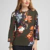 Cheap Autumn Embroidered Sequin Tee Tops