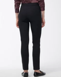 Online Bi-Stretch Front Seam Slit Ankle Pants Pants