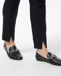 Online Bi-Stretch Front Seam Slit Ankle Pants Pants