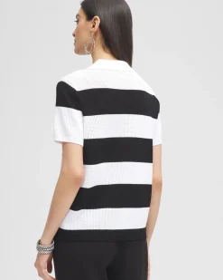 Hot Black Label™ Fine Knit Polo Tops