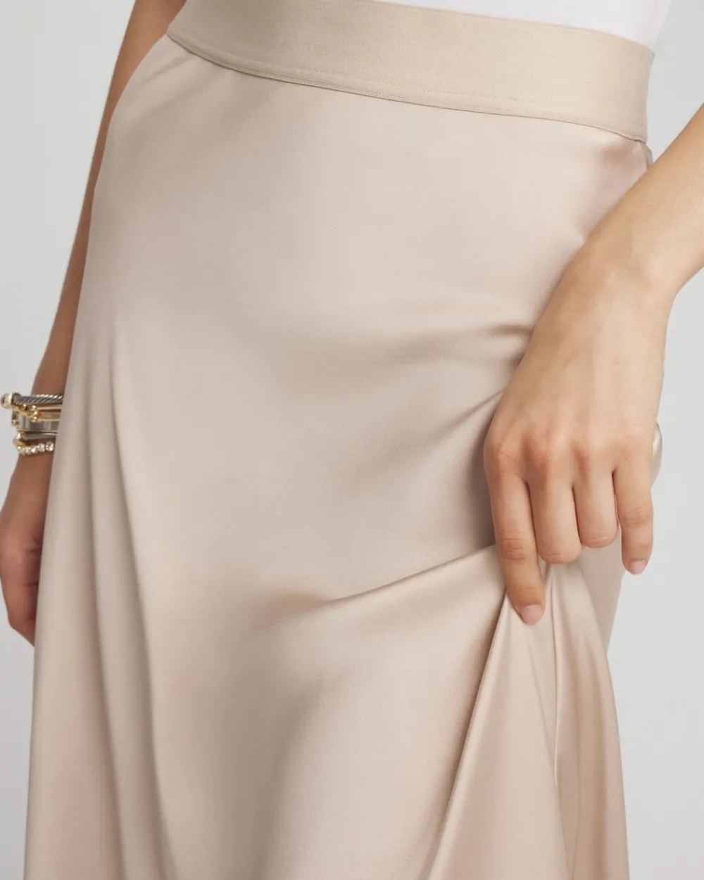 Online Black Label™ Satin Skirt Skirts