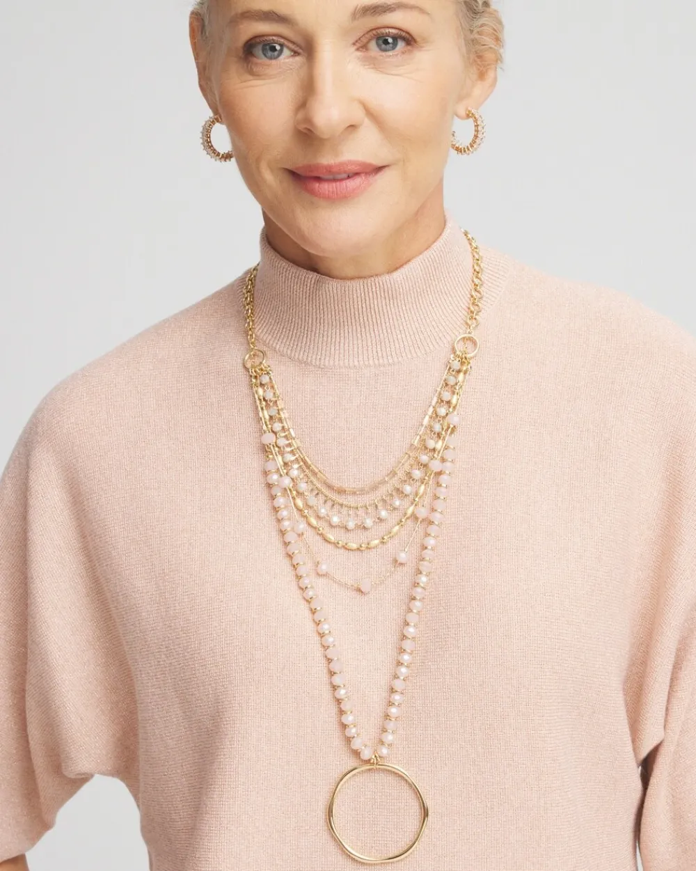 Best Blush Multistrand Necklace Necklaces