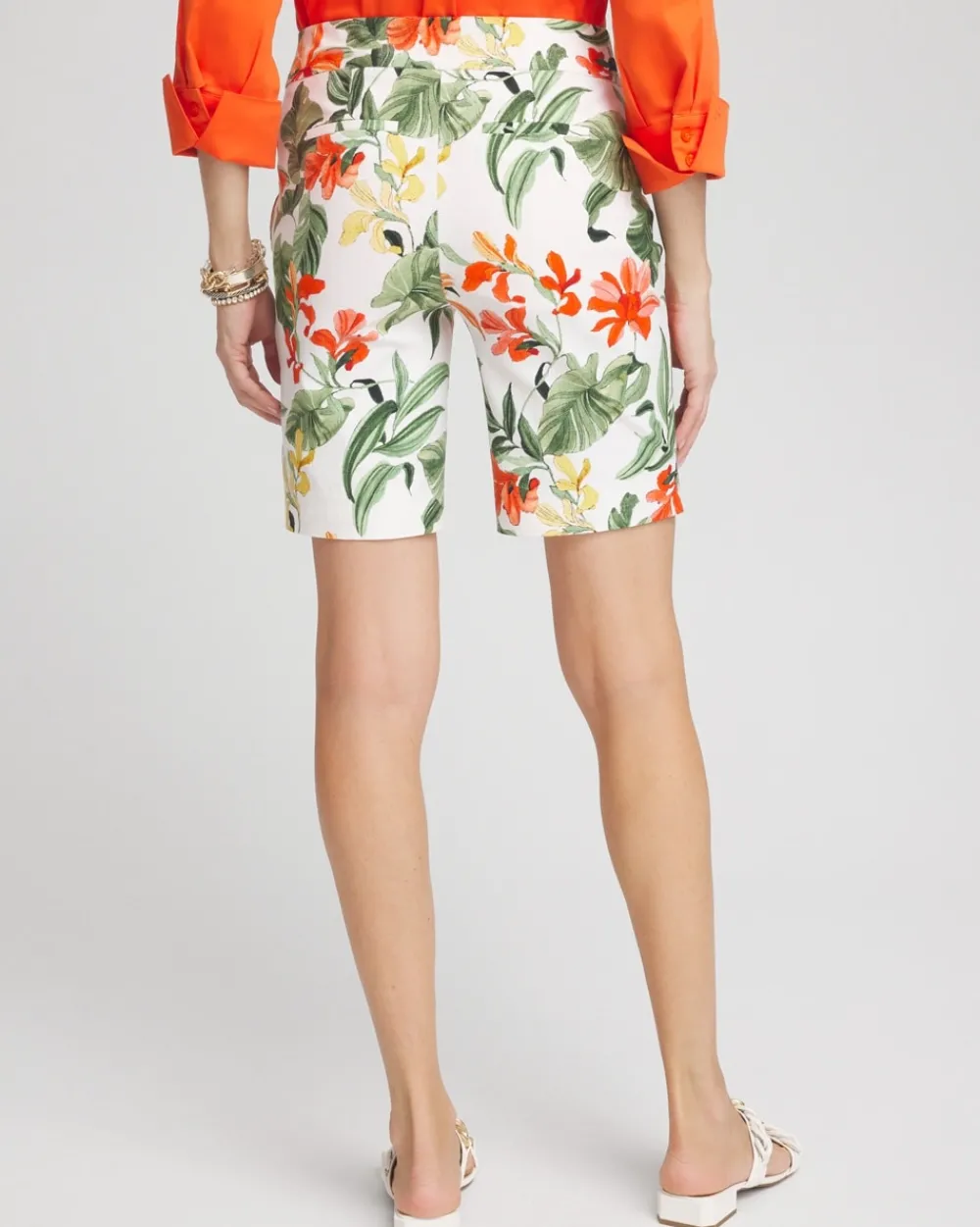 Sale Brigitte 7" Orchid Print Shorts Pants