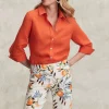Outlet Brigitte 10" Tropical Print Shorts Pants