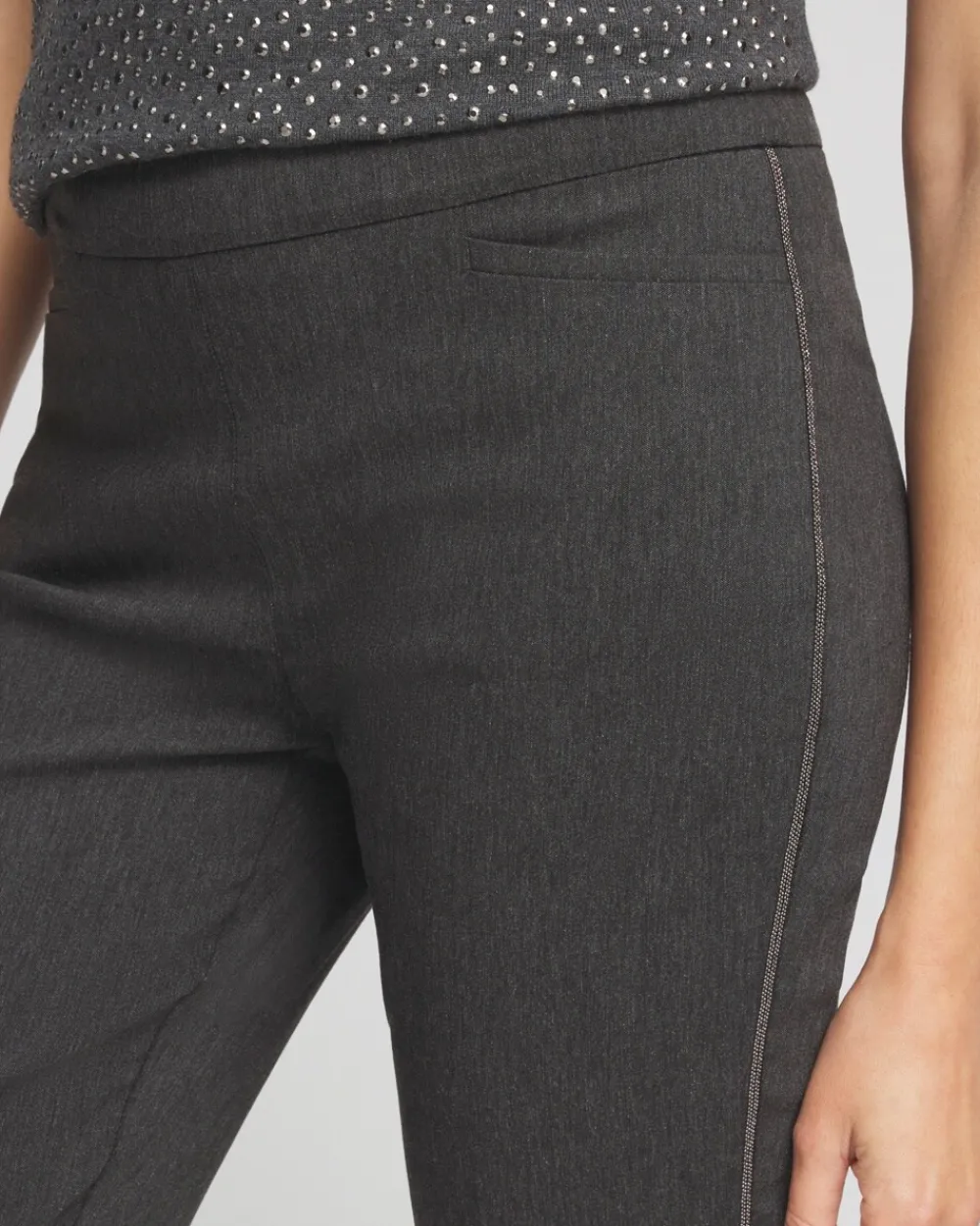 Flash Sale Brigitte Beaded Slim Ankle Pants Pants