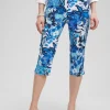 Store Brigitte Cool Floral Capri Pants Pants