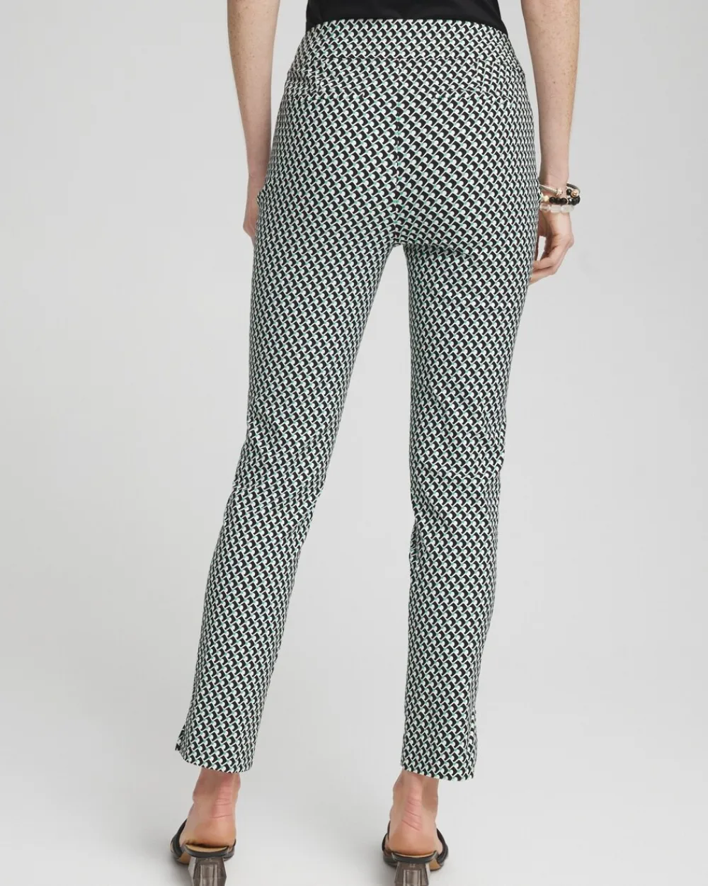 Best Sale Brigitte Dot Grid Ankle Pants Pants