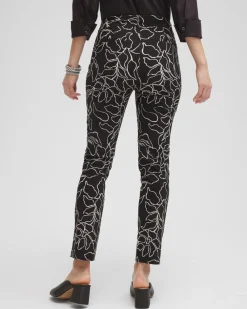 New Brigitte Floral Print Ankle Pants Pants