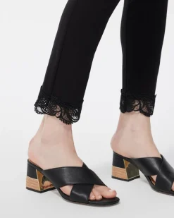 Online Brigitte Lace Trim Ankle Pants Pants