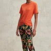 Hot Brigitte Orchid Slim Cropped Pants Pants