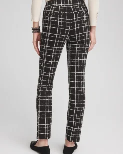 Best Sale Brigitte Plaid Slim Ankle Pants Pants