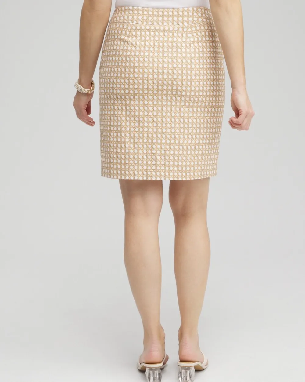 Hot Brigitte Pull-On Cane Print Skort Pants