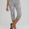 Flash Sale Brigitte Square Print Capris Pants