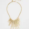 Shop Brushed Tone Bib Necklace Necklaces