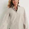 Shop Bungee Sleeve Shirt Tops