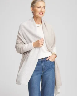 Best Colorblock Cashmere Wrap Ponchos & Ruanas | Cold Weather Accessories