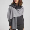 Cheap Colorblock Cashmere Wrap Ponchos & Ruanas | Cold Weather Accessories