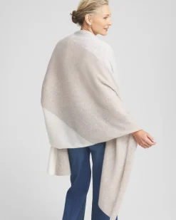 Best Colorblock Cashmere Wrap Ponchos & Ruanas | Cold Weather Accessories