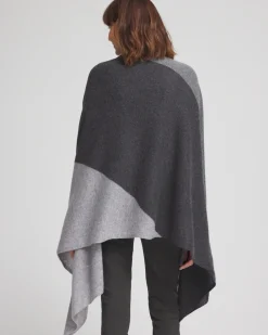 Cheap Colorblock Cashmere Wrap Ponchos & Ruanas | Cold Weather Accessories