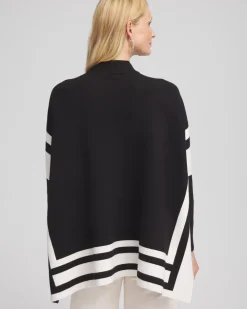 Best Sale Colorblock Sweater Poncho Tops | Ponchos & Ruanas