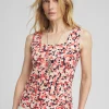 Store Contour Cotton™ Abstract Square Neck Tank Tops
