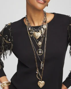 Best Convertible Multi Strand Locket Necklace Necklaces