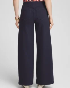 Fashion Cotton Stretch Wide Leg Pants Pants