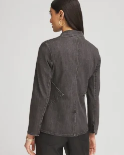Online Denim Blazer Jackets & Coats | Matching Sets