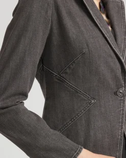 Online Denim Blazer Jackets & Coats | Matching Sets