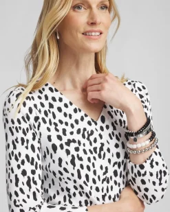 Shop Dots V-neck Tunic Tops