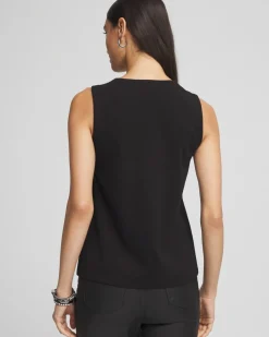 Discount Embellished Ponte Tank Tops | Tees