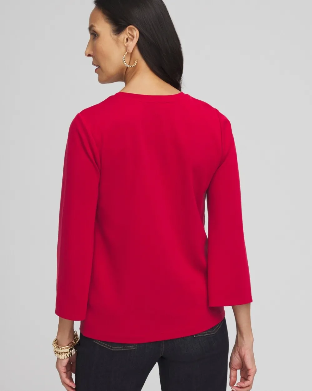 Hot Embellished Ponte Top Tops