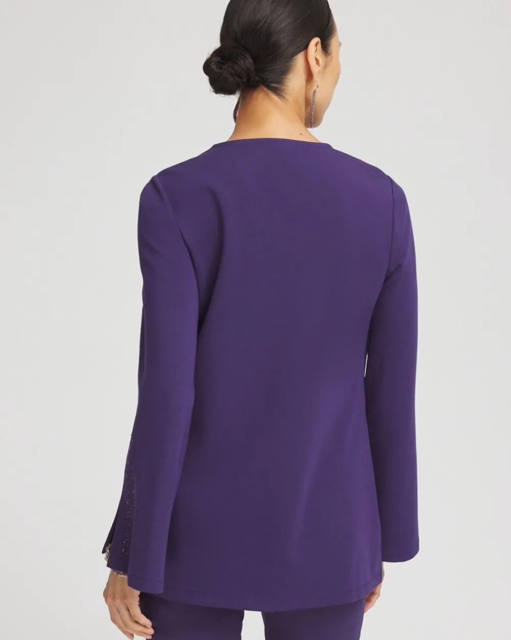 Online Embellished Ponte Tunic Tops