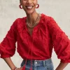 Best Embroidered Stars Peasant Top Tops