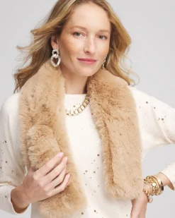 Discount Faux Fur Pull-through Scarf Cold Weather Accessories | Scarves