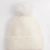 Discount Faux Pearl Cashmere Blend Pom Pom Hat Cold Weather Accessories | Hats