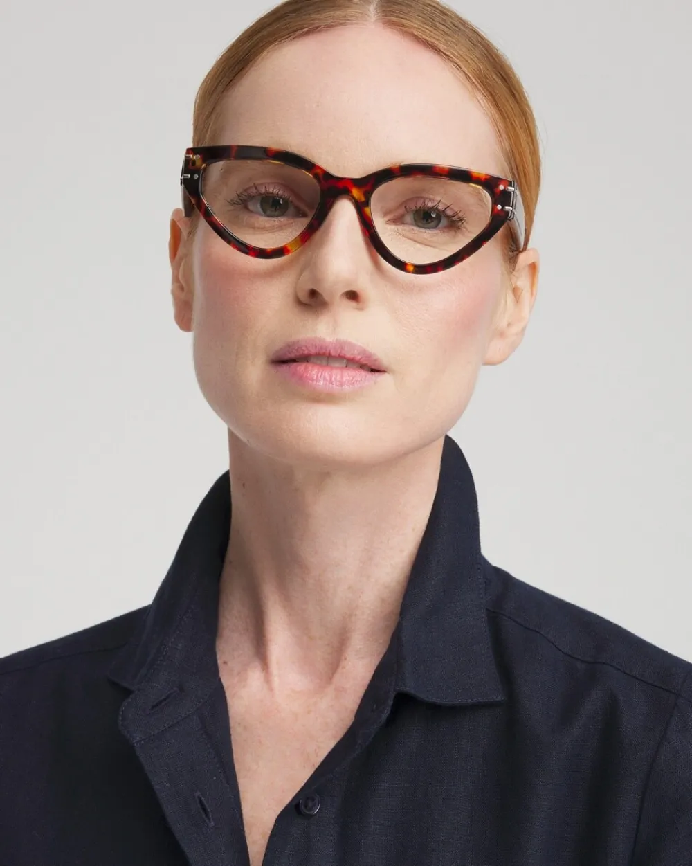 Sale Faux Tort Cateye Readers Eyewear