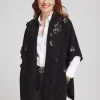 Discount Floral Appliqué Ruana Tops | Ponchos & Ruanas