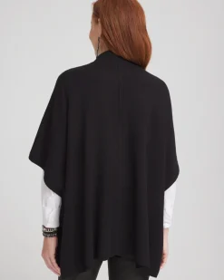 Discount Floral Appliqué Ruana Tops | Ponchos & Ruanas