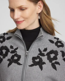 New Floral Embroidered Sweater Cape Tops | Ponchos & Ruanas