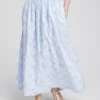 Flash Sale Floral Jacquard Maxi Skirt Skirts