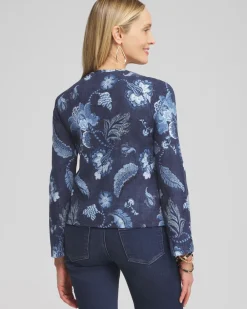 Fashion Floral Long Sleeve Tee Tops