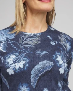 Fashion Floral Long Sleeve Tee Tops