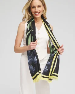 Shop Floral Oblong Scarf Scarves