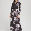 Sale Floral Print Maxi Shirt Dress Dresses