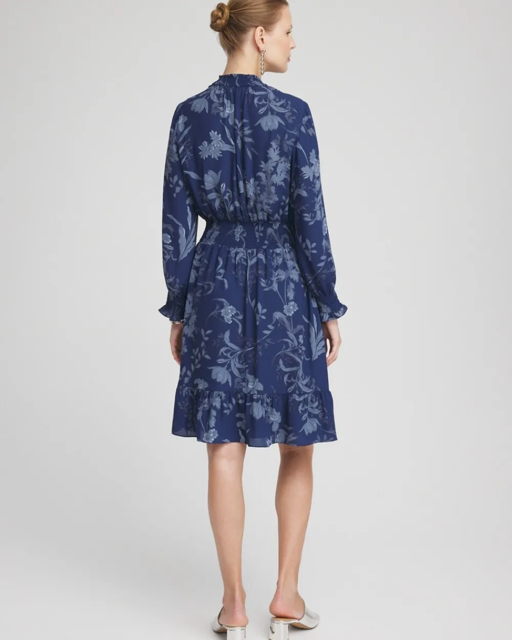 Flash Sale Floral Smocked Waist Ruffle Dress Dresses