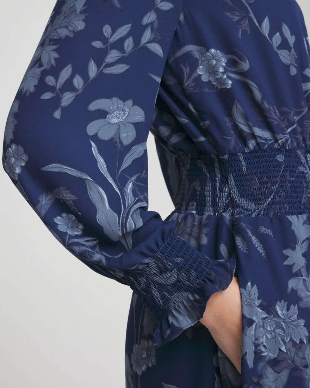 Flash Sale Floral Smocked Waist Ruffle Dress Dresses