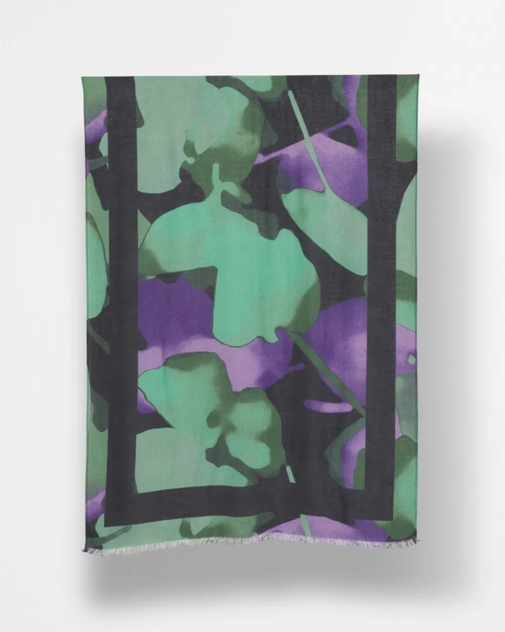 Online Floral Watercolor Oblong Scarf Scarves