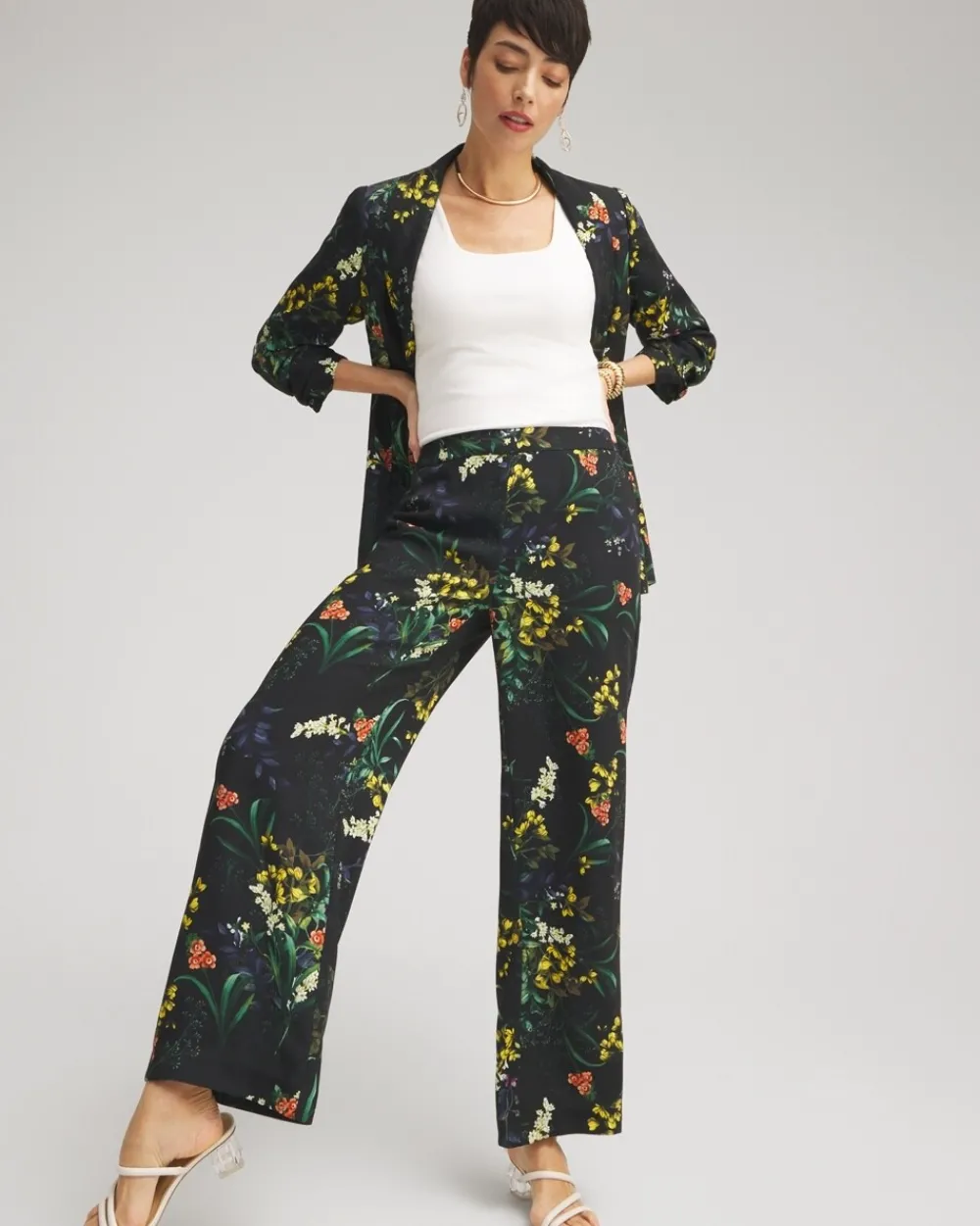 Best Floral Wide Leg Soft Pants Pants