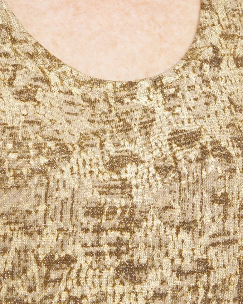 Clearance Foil Print Sweater Tank Sweaters | Matching Sets